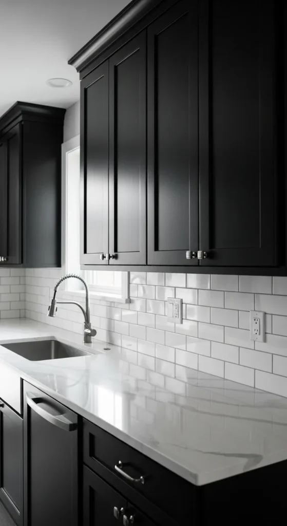 Black and White Kitchens