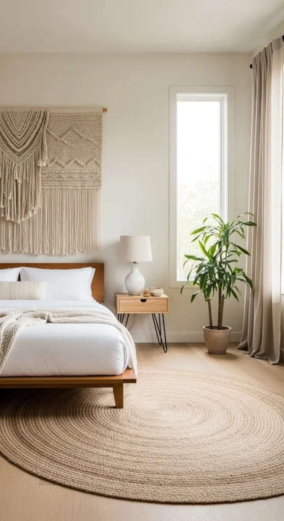 Japandi and Boho Bedroom Decor Ideas