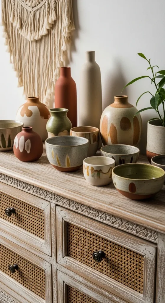 Decorate a Boho Dresser