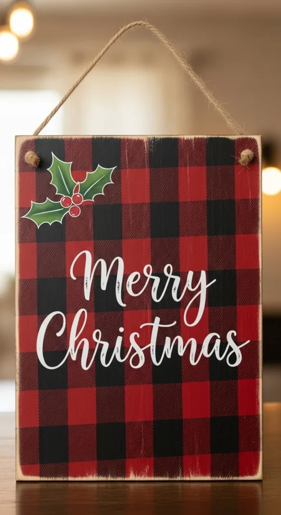 Buffalo Check Christmas Decor