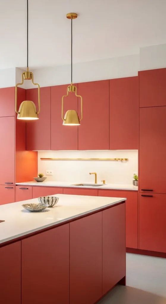 Red Kitchen Cabinet Designs