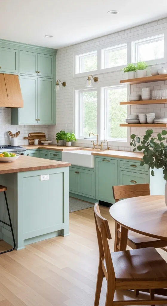 Colorful Kitchen Cabinets