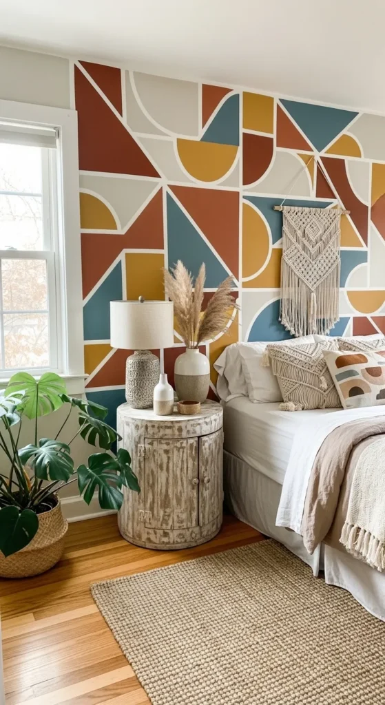Boho Bedroom Accent Walls