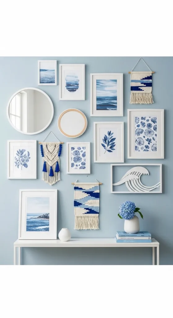 Blue and White Dorm Room Ideas