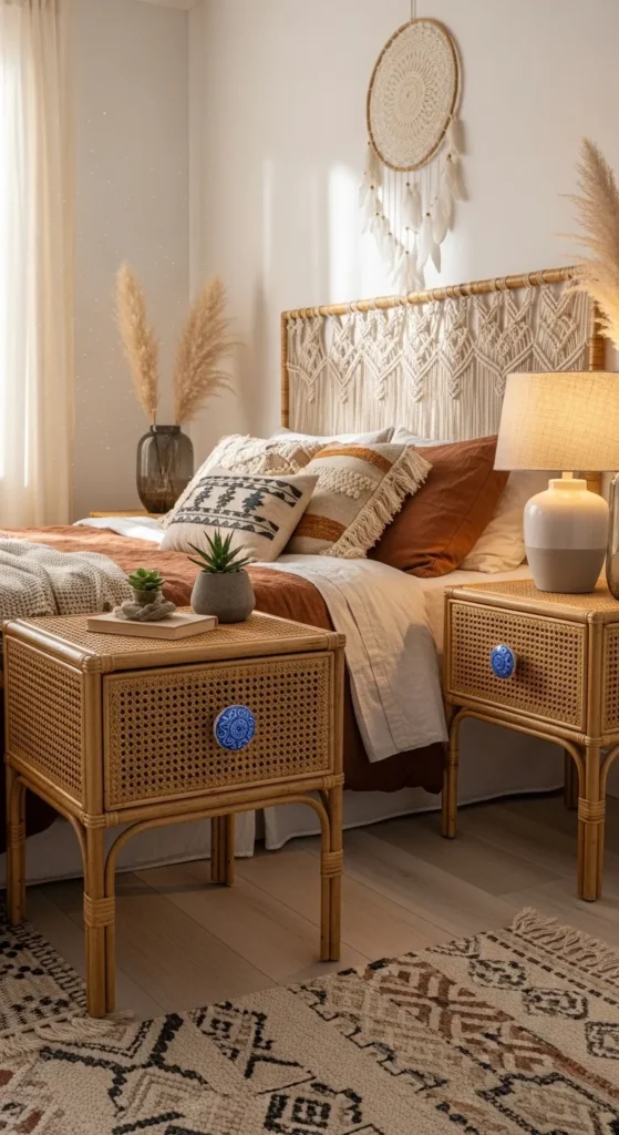 Blue Boho Bedroom Ideas