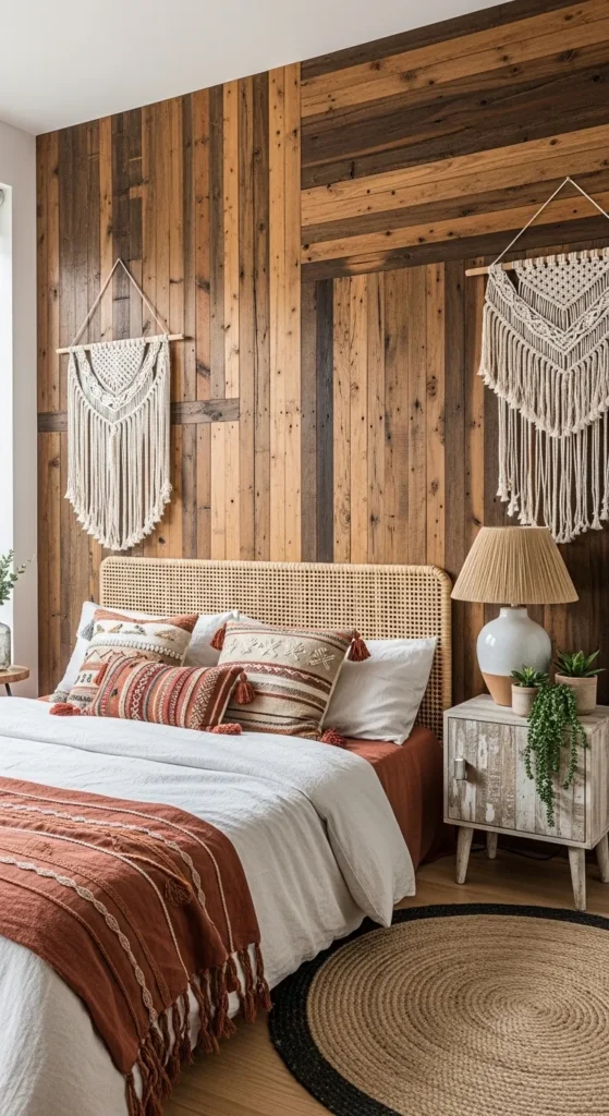Boho Bedroom Accent Walls