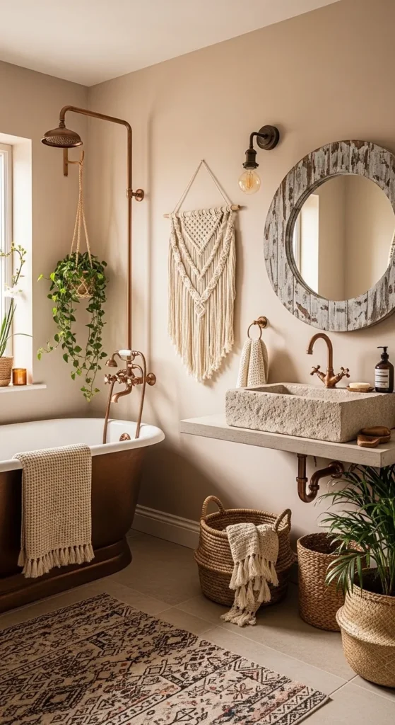 Boho Bathroom Ideas
