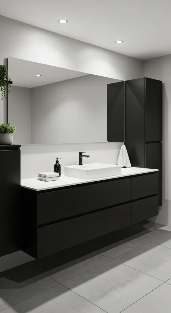 Black Bathroom Decor Ideas