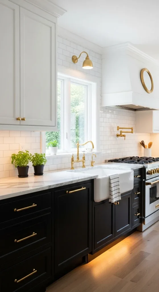Black and White Kitchens
