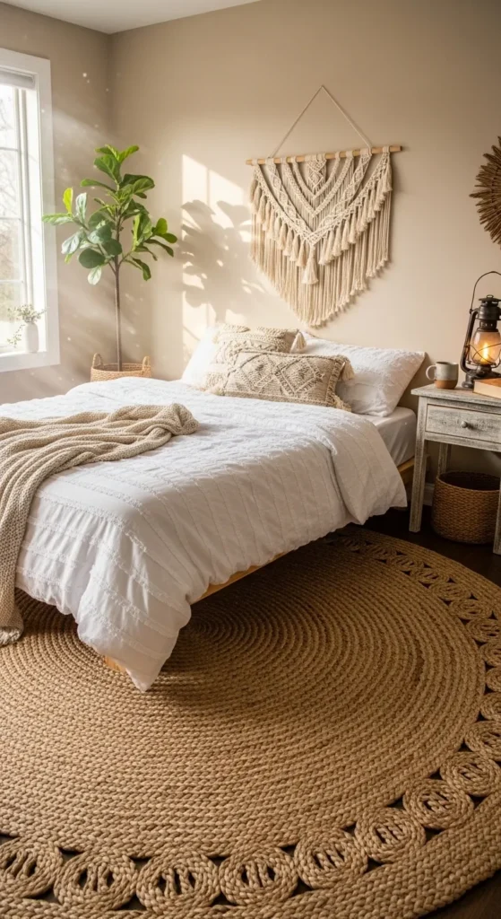 Boho Style Bedroom Rugs