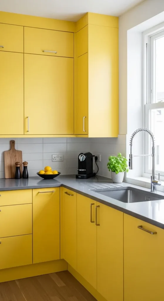 Colorful Kitchen Cabinets
