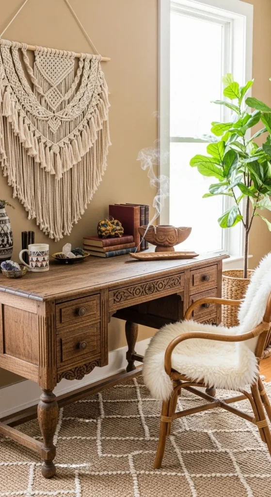 Boho Office Decor Ideas