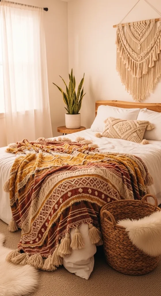 Cozy Boho Style Bedroom Ideas
