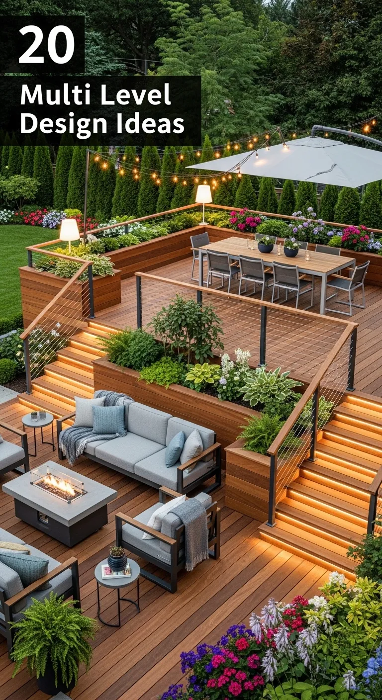 Multi Level Deck Design Ideas