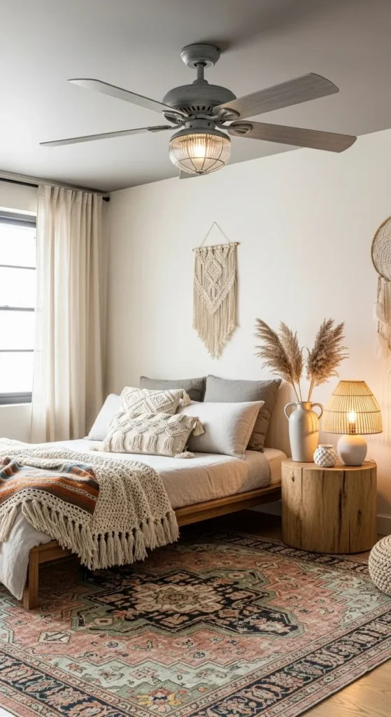 Grey Boho Bedroom Ideas 