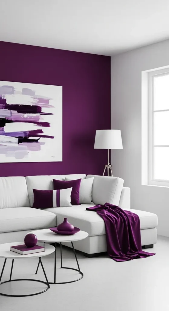 Colorful Minimalist Living Room