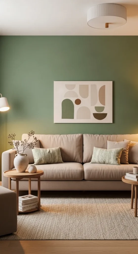 Sage Green Living Room