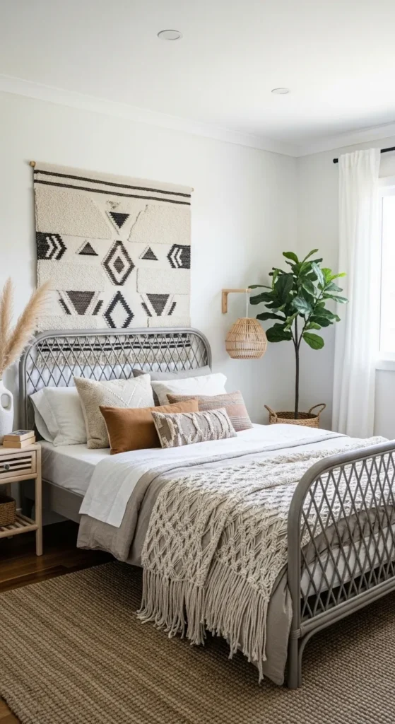 Grey Boho Bedroom Ideas 