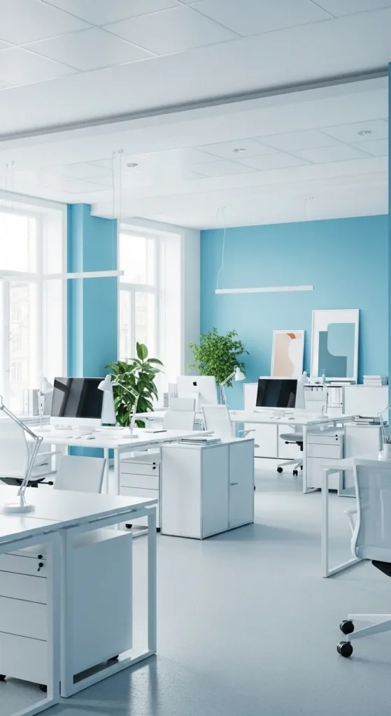 Blue Office Decor Ideas