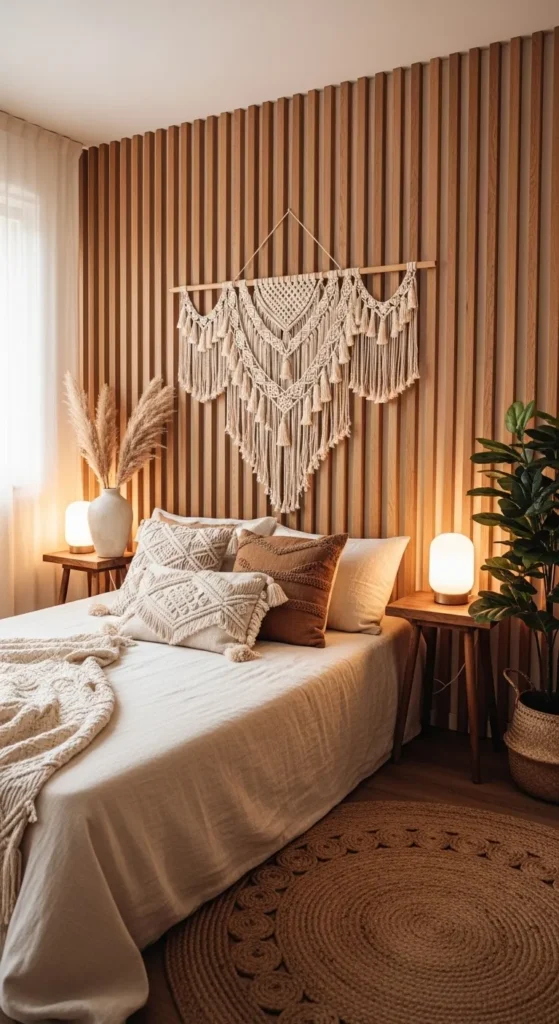 Boho Bedroom Accent Walls