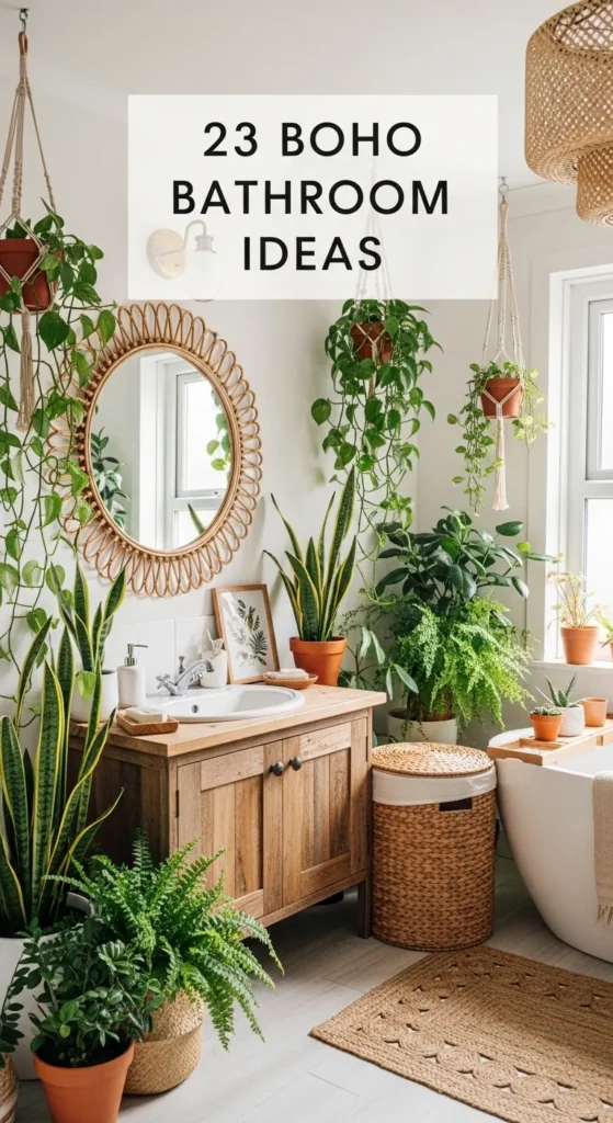 Boho Bathroom Ideas