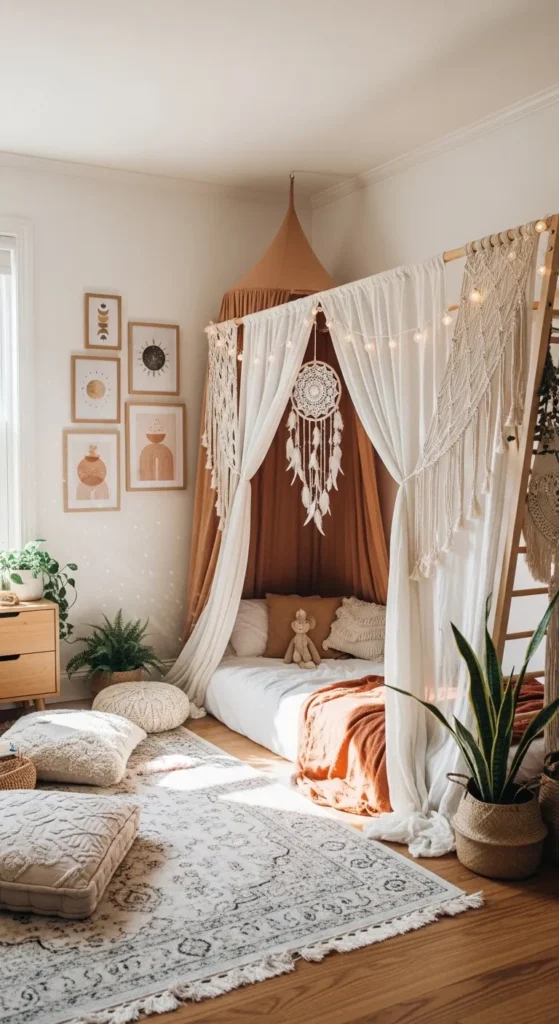 Boho Style Bedroom Ideas for Kids