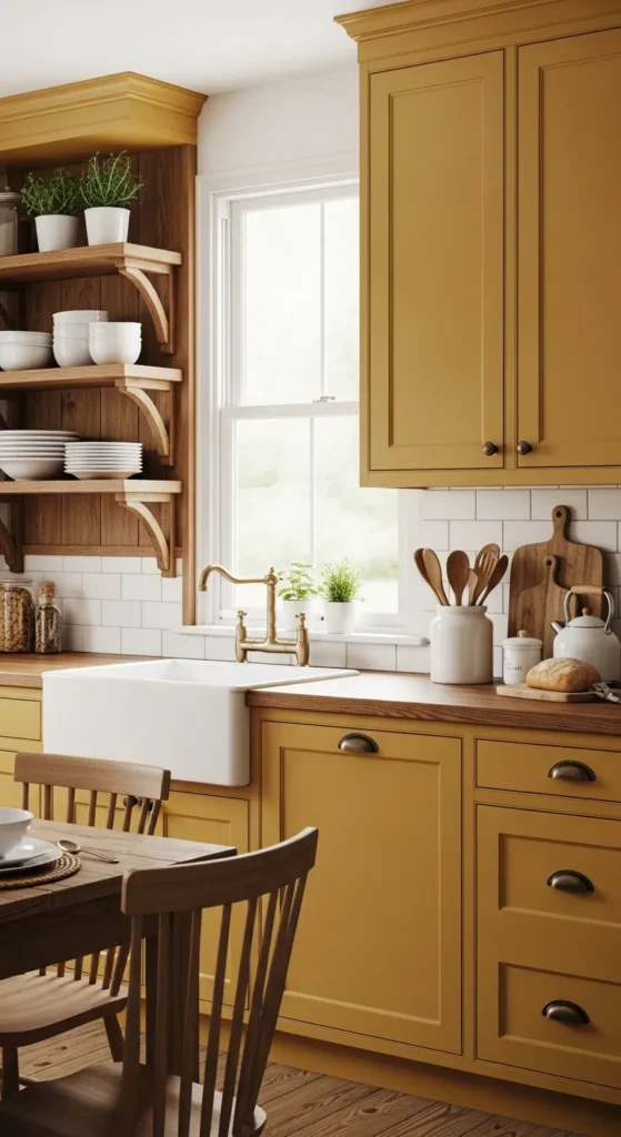 Yellow Kitchen Cabinet Ideas