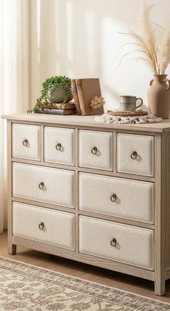 Decorate a Boho Dresser