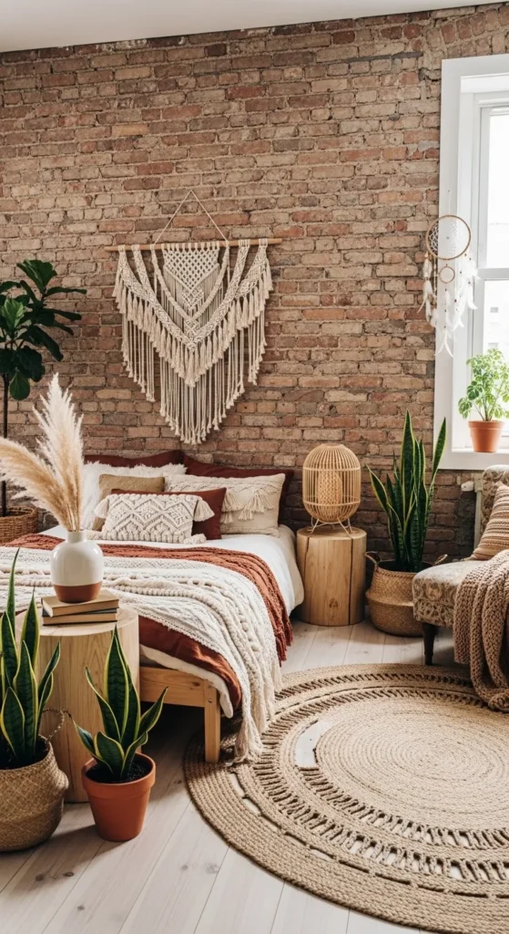 Boho Bedroom Accent Walls