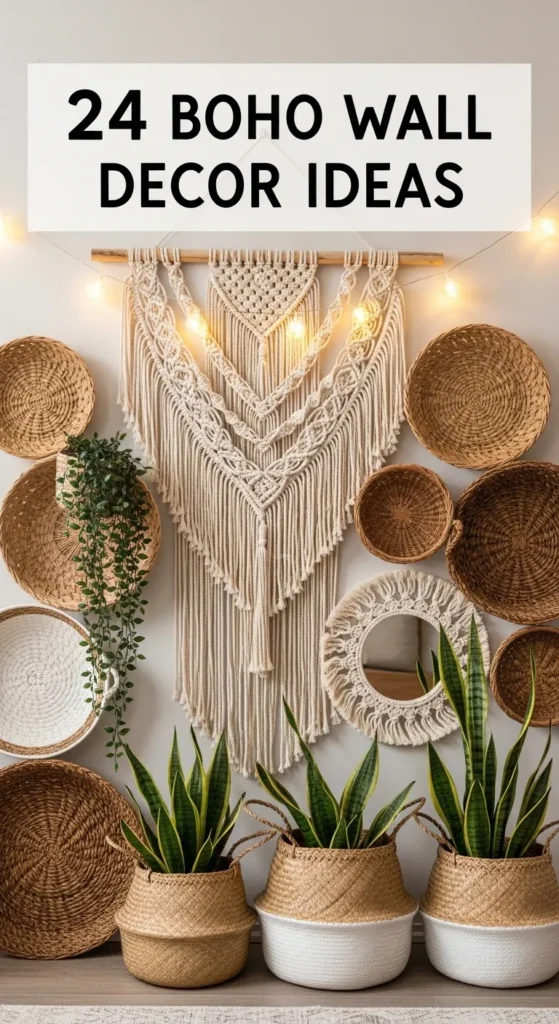 Boho Wall Decor Ideas