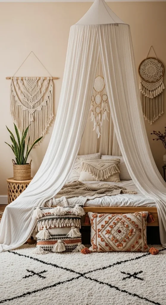 Cozy Boho Style Bedroom Ideas