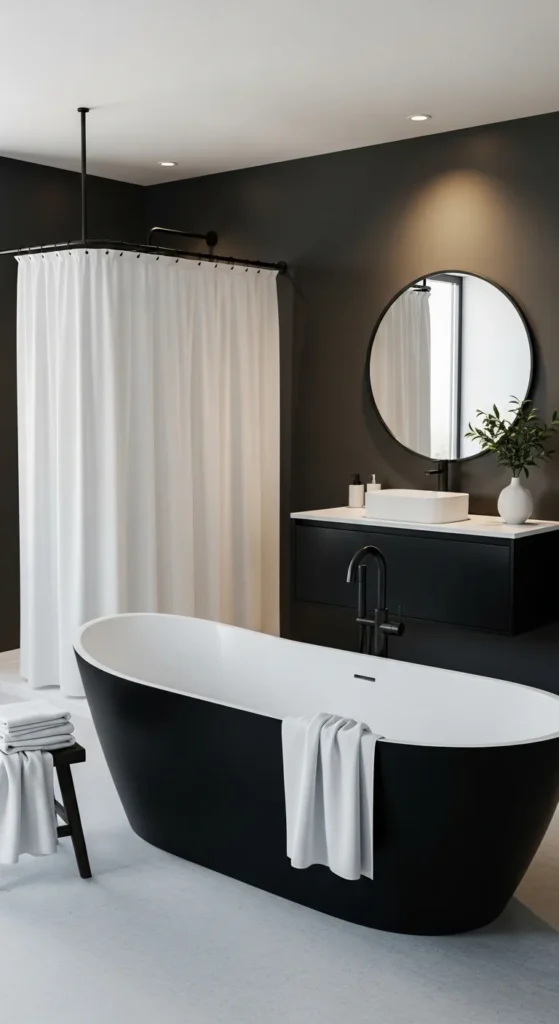 Black Bathroom Decor Ideas