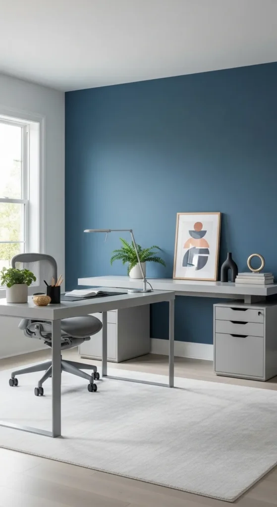 Blue Office Decor Ideas
