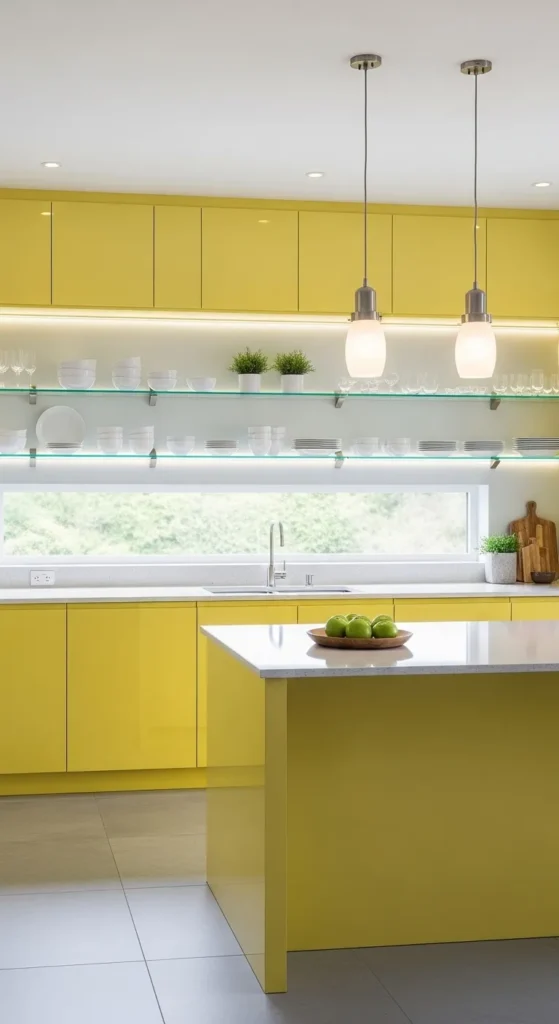 Yellow Kitchen Cabinet Ideas