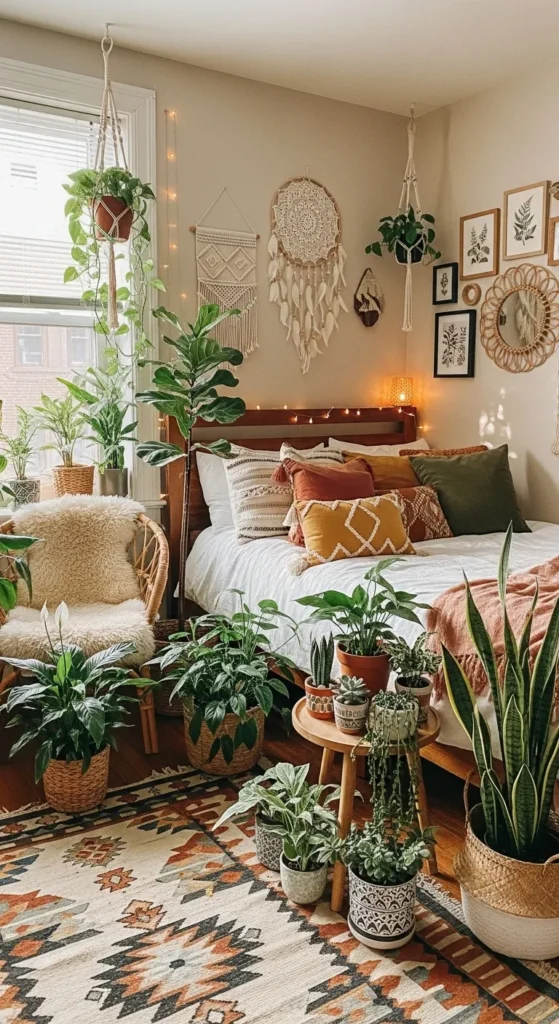 Boho Style Apartment Bedrooms