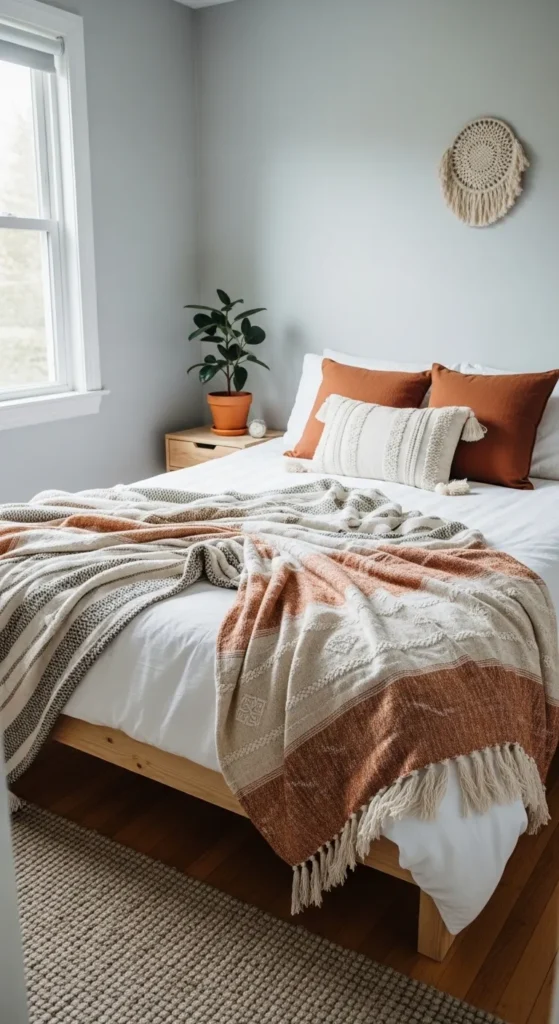 Japandi and Boho Bedroom Decor Ideas