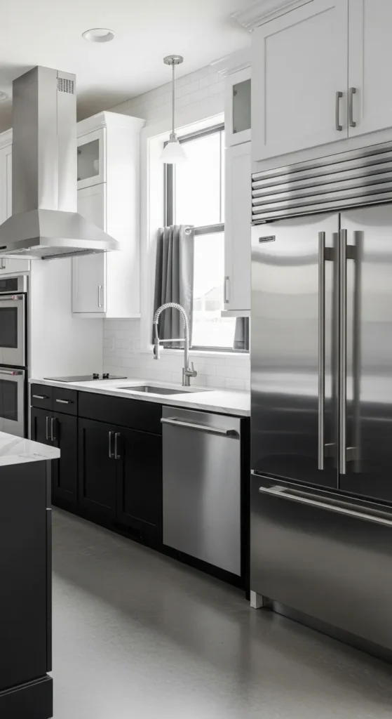 Black and White Kitchens