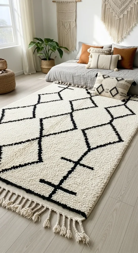 boho bedroom rugs
