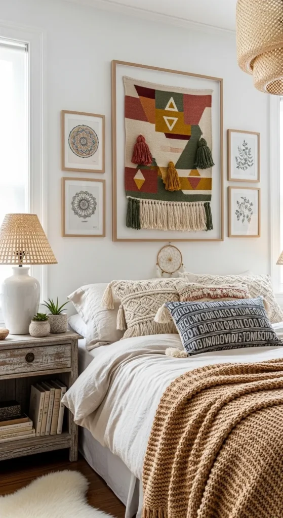  Boho Inspired Bedroom Wall Decor Ideas