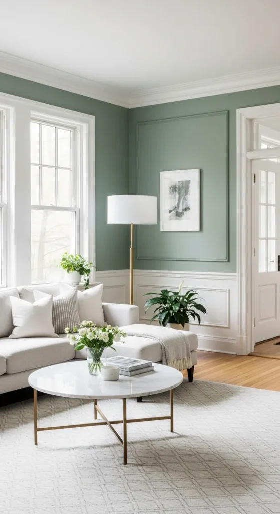 Sage Green Living Room