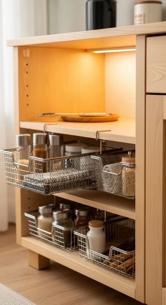 Kitchen Cabinet Space Savers