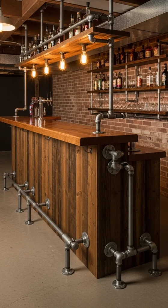 Affordable Basement Bar Ideas