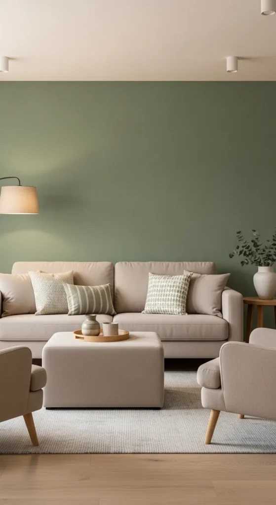 Sage Green Living Room