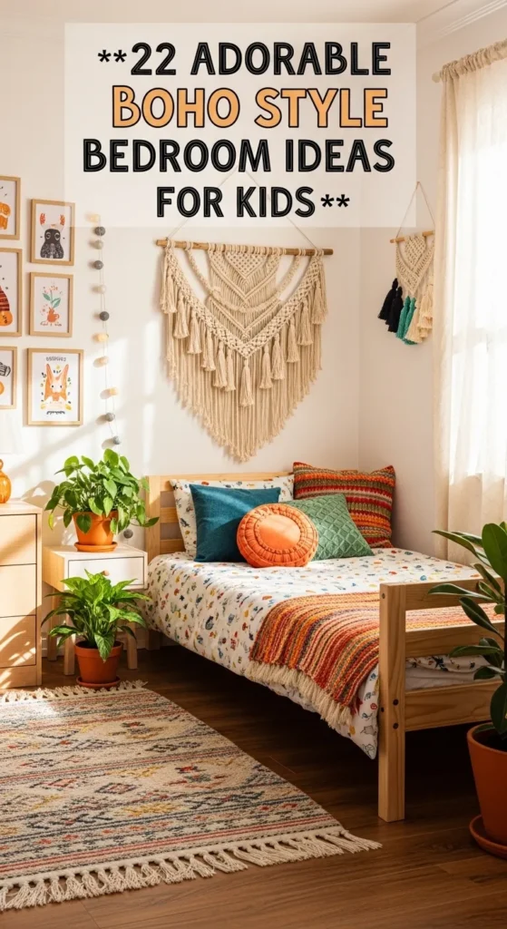 Boho Style Bedroom Ideas for Kids