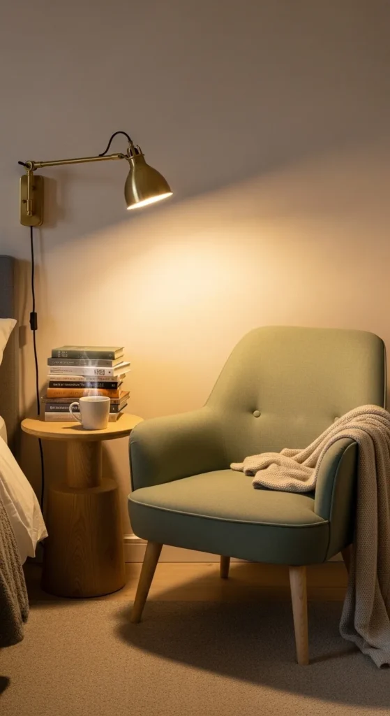 Sage Green Beige Bedroom