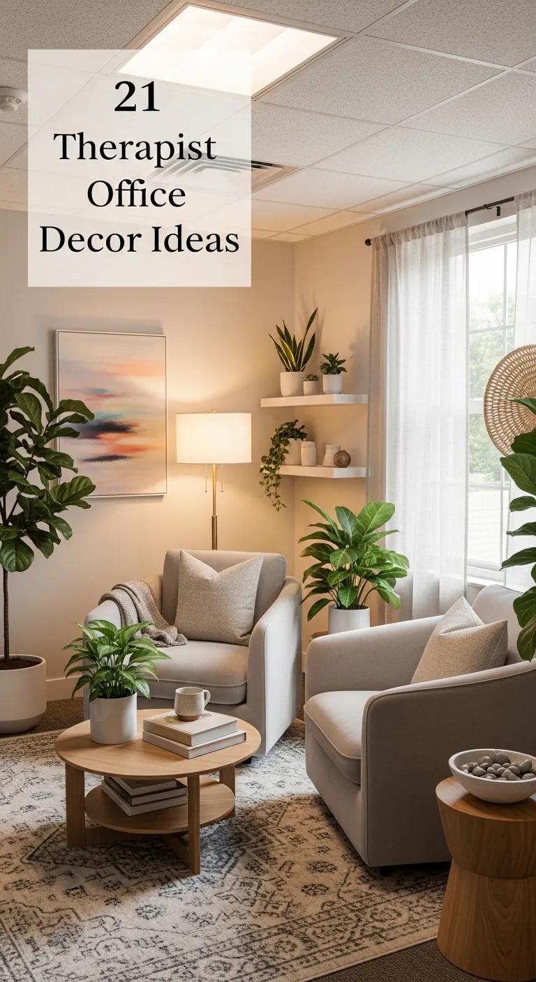 Therapist Office Decor Ideas