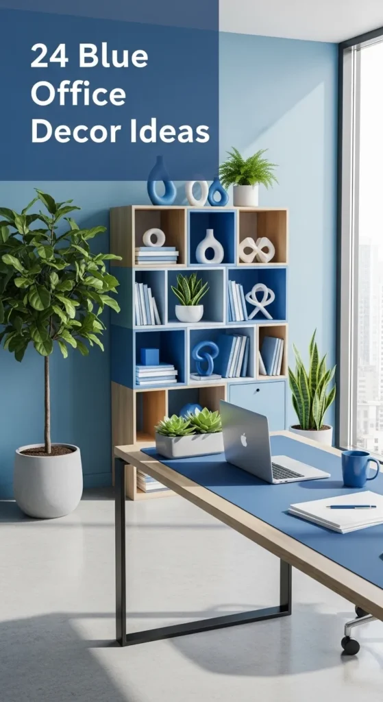 Blue Office Decor Ideas