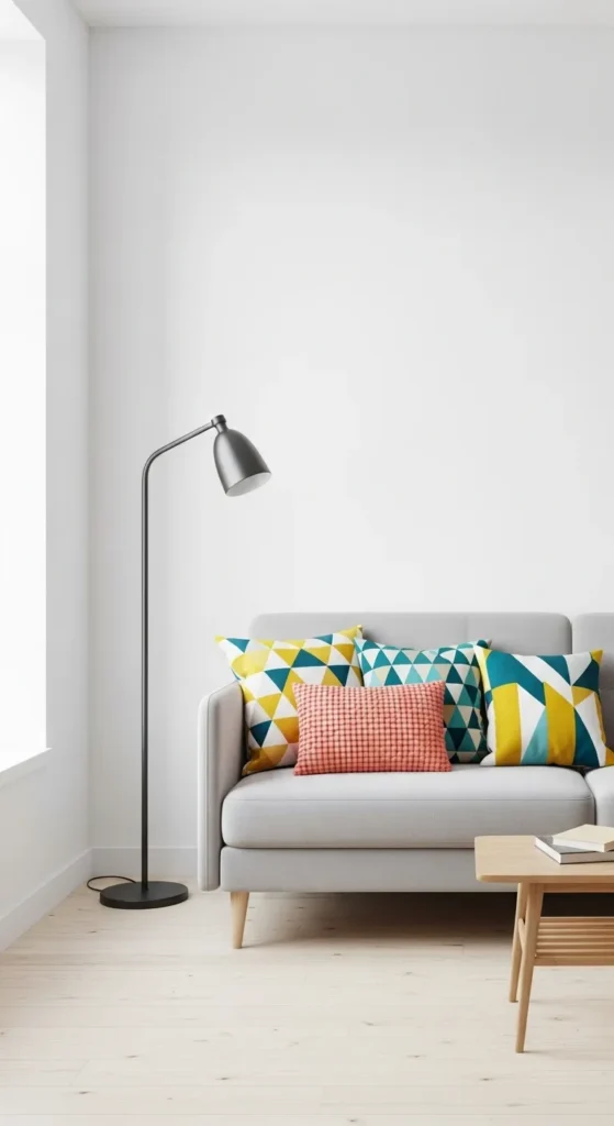 Colorful Minimalist Living Room