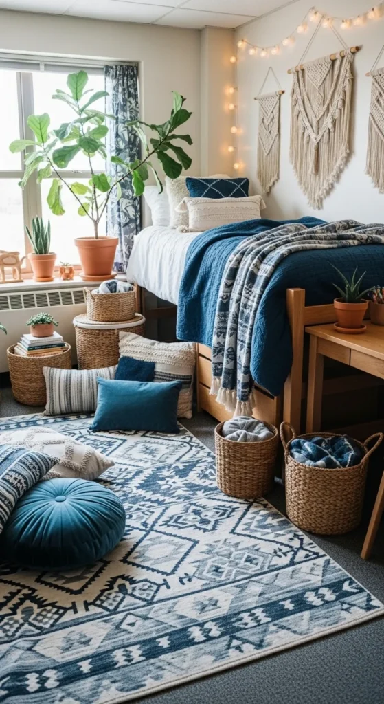 Blue Dorm Room Ideas