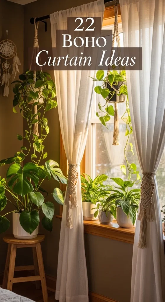 Boho Curtain Ideas